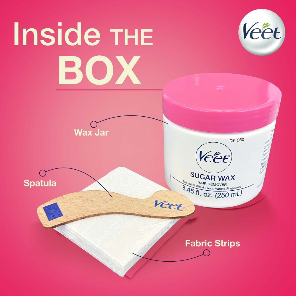 Veet Natural Sugar Waxing Hair Remover