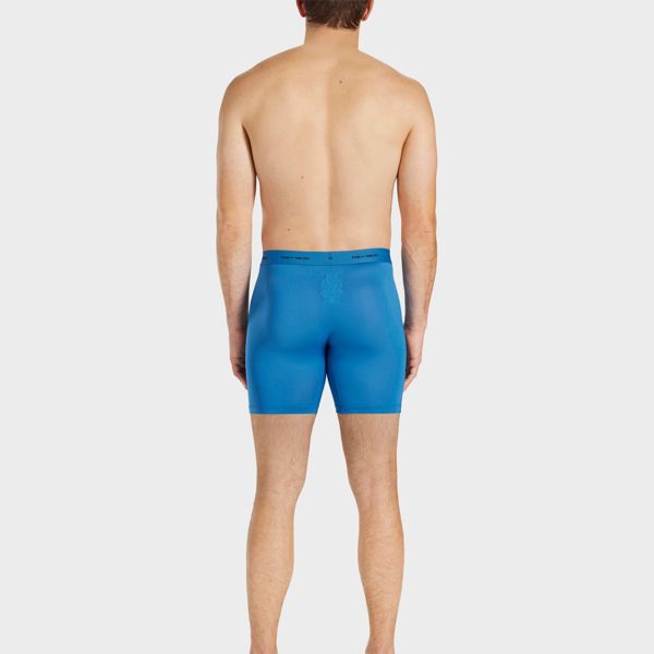 Pair of Thieves Men's Quick Dry Long Leg Boxer Briefs 3pk - Blue - L (34/36)