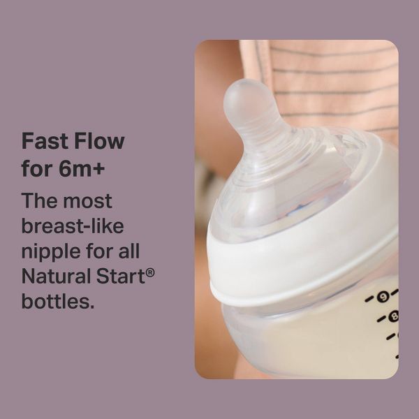 Tommee Tippee Natural Start Baby Bottle Nipples - 2pk