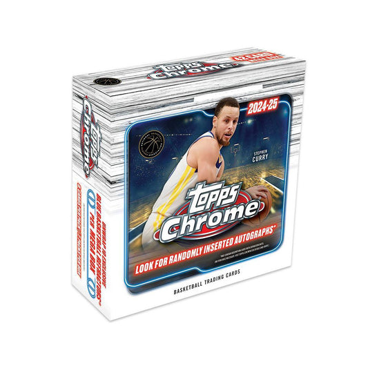 2024-25 Topps NBA Chrome Basketball Trading Card Mega Box