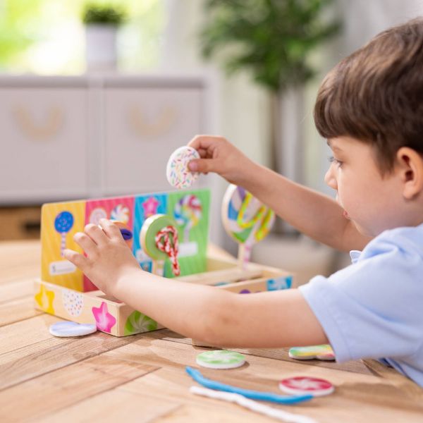 Melissa & Doug Wooden Lollipop Play Set for Preschool Girls and Boys