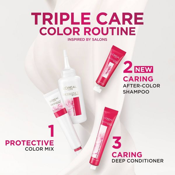L'Oreal Paris Excellence Triple Protection Permanent Hair Color - 6.3 fl oz