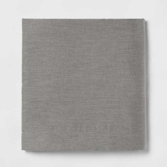 Easy Care Cotton Blend Sateen Flat Sheet - Gray - Twin/Twin XL Room Essentials™