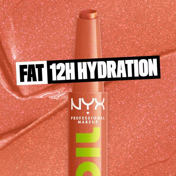 NYX Professional Makeup Fat Oil Slick Click Tinted Lip Balm - 0.07oz - Color: In A Mood