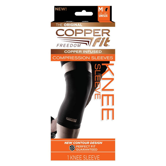 Copper Fit Sport Knee Compression Sleeve - Medium 13" - 14"