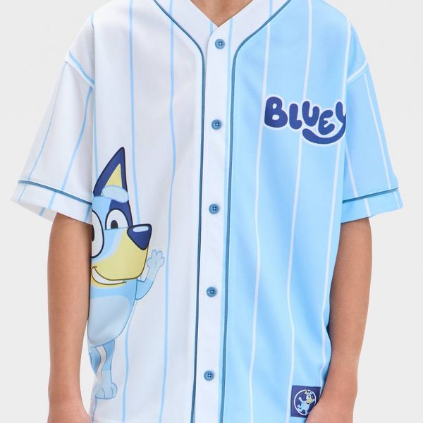 Boys' Bluey Baseball Jersey - Size Small