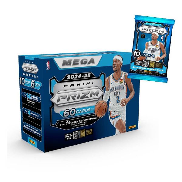 2024-25 Panini NBA Prizm Basketball Trading Card Mega Box