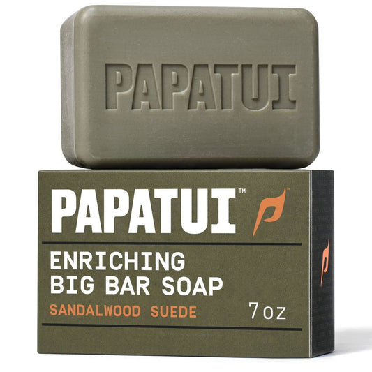 Papatui Enriching Men's Bar Soap Sandalwood Suede - 7oz