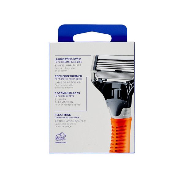 Harry's 5-Blade Men's Razor Blade Refills - 4pk - Compatible with All Harry's and Flamingo Razors