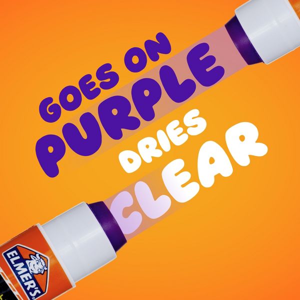 Elmer's 2pk Washable School Glue Sticks - Disappearing Purple