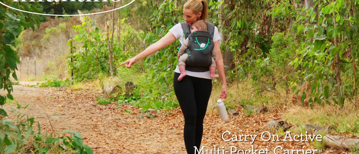 Infantino Carry On Active Baby Carrier - Gray