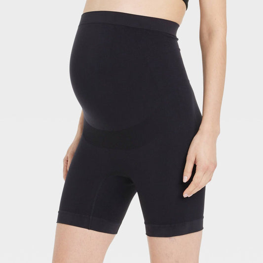 Shapewear Bike Shorts Maternity - Black - Large - Isabel Maternity by Ingrid & Isabel™