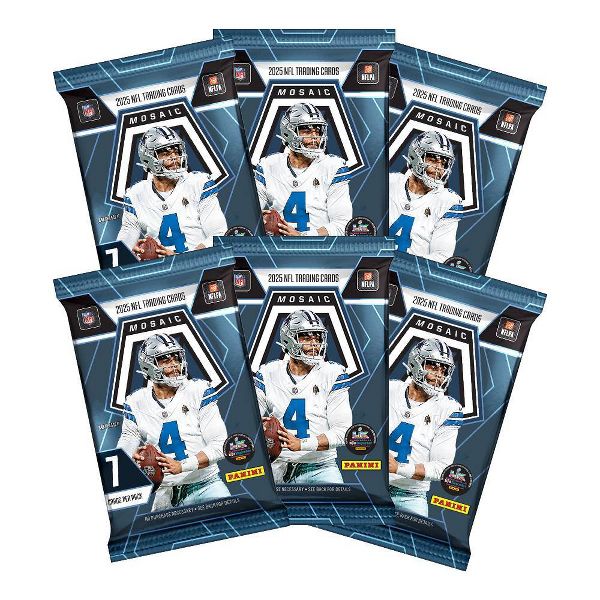 2025 Panini NFL Mosaic Football Trading Card Mega Box