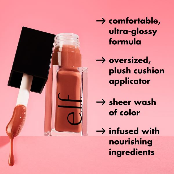 e.l.f. Glow Reviver Lip Oil - 0.25 fl oz - Color: Rose Envy