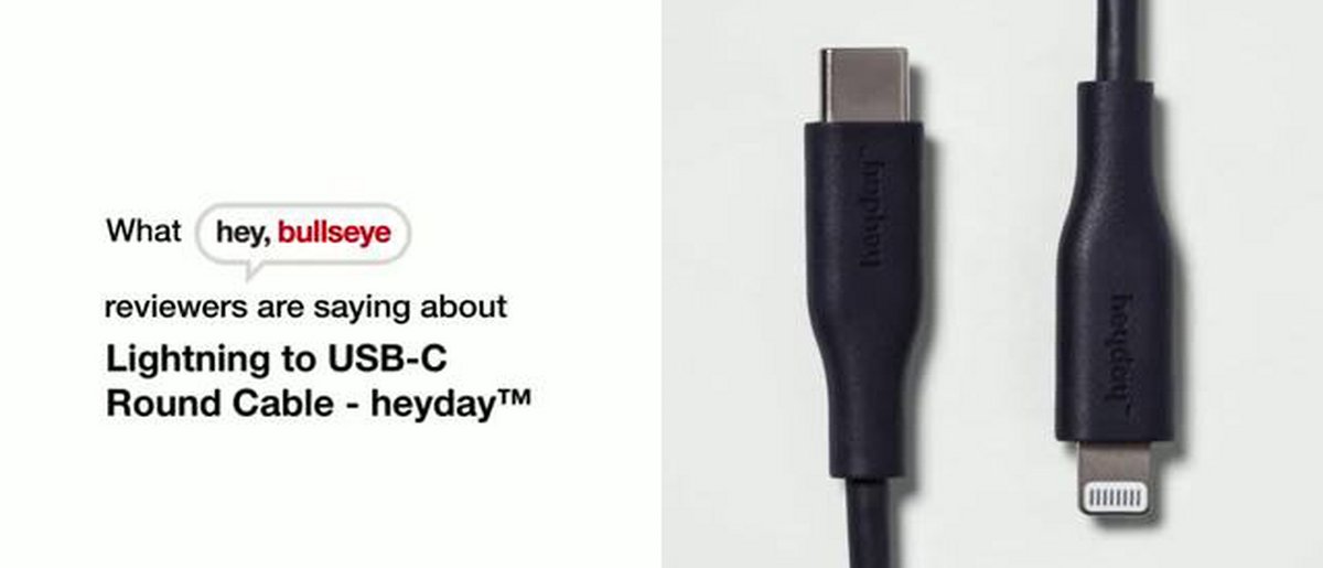 Lightning to USB-C Round Cable - Spring Teal - heyday™