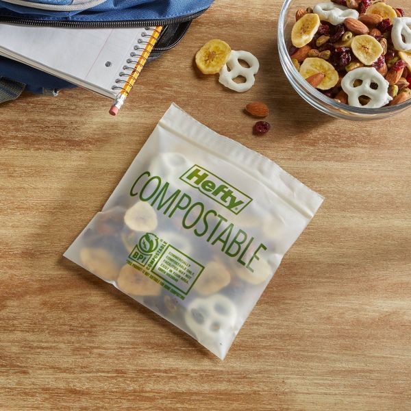 Hefty Compostable Sandwich Bags - 50ct