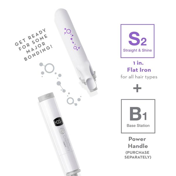 Conair Style Chemistry Flat Iron Attachment For Use With Style Chemistry Starter Kit Power Handle - 1"