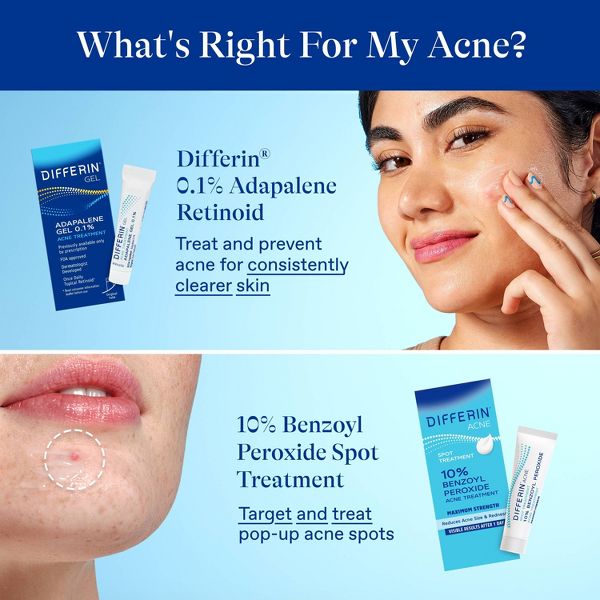 Differin 10% Benzoyl Peroxide Acne Spot Treatment