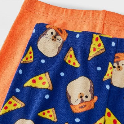 Boys' Squishmallows 3pc Pajama Set - Orange 8