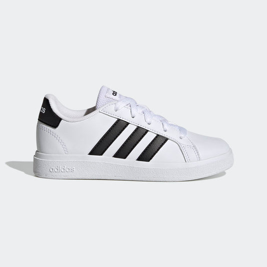 Adidas Grand Court 2.0 Shoes - Color: Cloud White / Core Black / Core Black - Size: 7