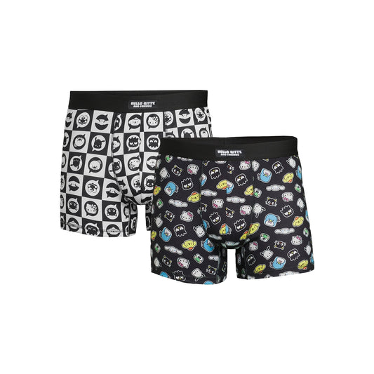 Hello Kitty Men's Boxer Briefs, 2-Pack, Size 2XL
