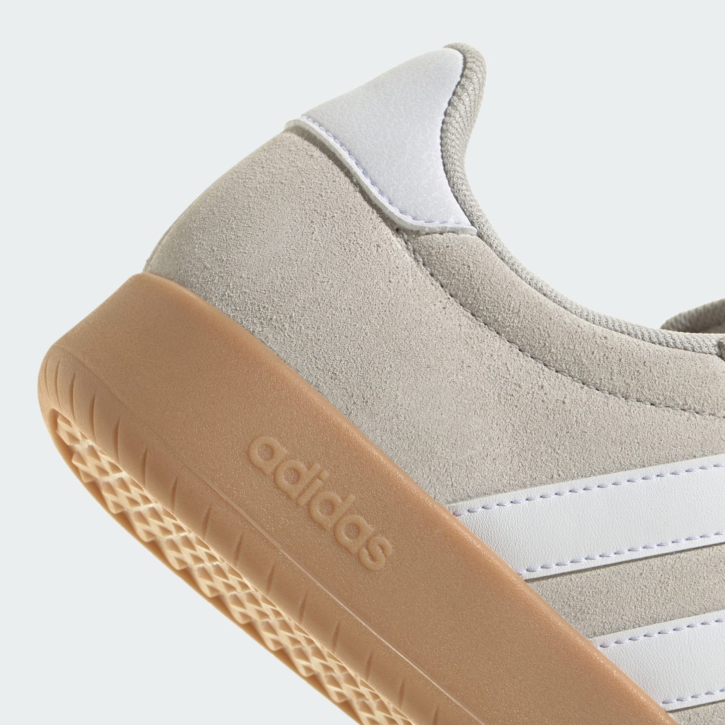 Adidas Barreda Shoes - Color: Grey One / Cloud White / Gum - Size M 10/ W 11