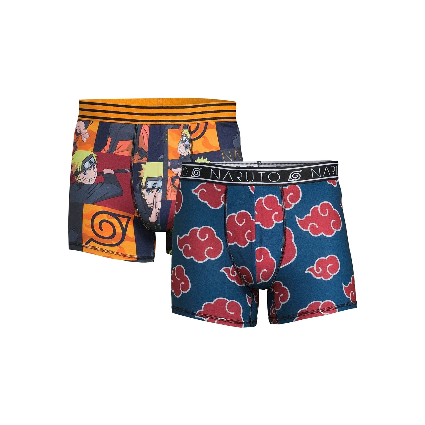 Naruto Shippuden Men's Boxer Briefs, 2-Pack, Size S