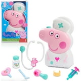 Peppa Pig Checkup Case Set with Carry Handle, 8-Piece Doctor Kit for Kids with Stethoscope Baby and Toddler Toys