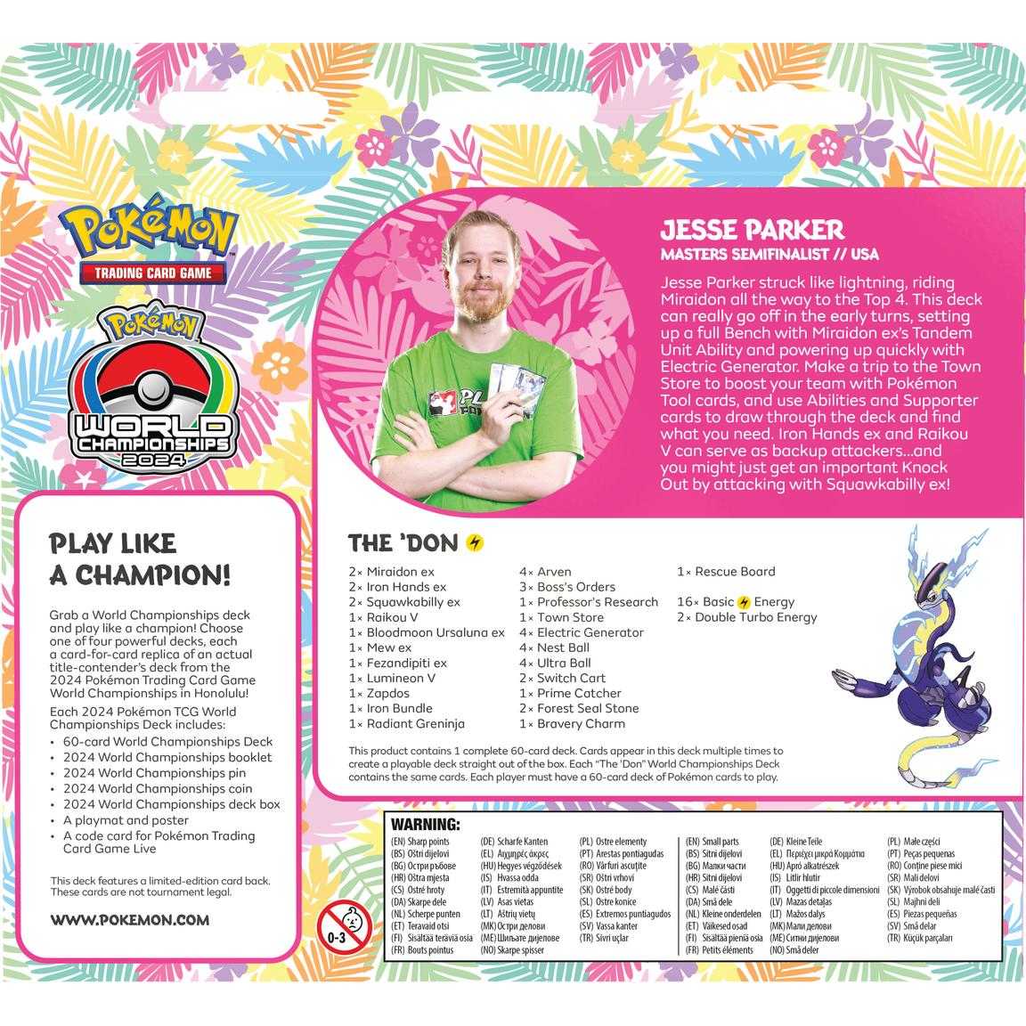 Pokemon Trading Card Game: World Championship Deck 2024 (Styles Vary)