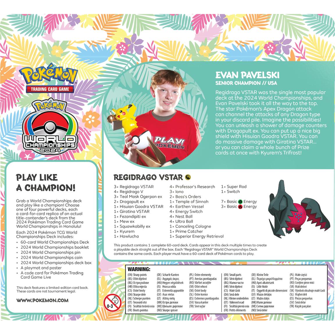 Pokemon Trading Card Game: World Championship Deck 2024 (Styles Vary)