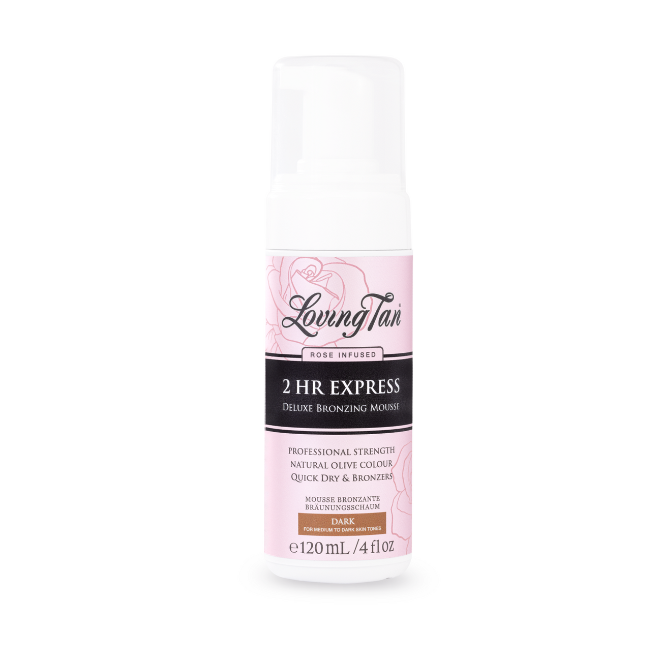 Loving Tan 2hr Express Self Tanning Mousse - Rose - 4 fl oz - Dark - Ulta Beauty
