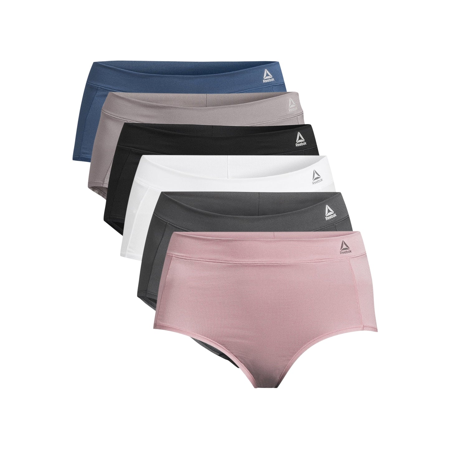 Reebok Women's Air Tech Performance Brief, 6-Pack, Size 2XL