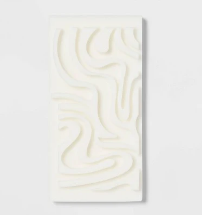 4oz Wax Bar with Embossed Pattern Amber - Room Essentials