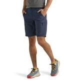 Wrangler Men's and Big Men's Outdoor Performance Side Elastic Waist Short - Color: Blue Nights - Size: 30