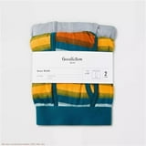 Men's Striped Boxer Briefs 2pk - Goodfellow & Co Teal L (36-38)