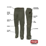 Wrangler Men's Workwear Technician Pant - Color: Loden Size: 40X30