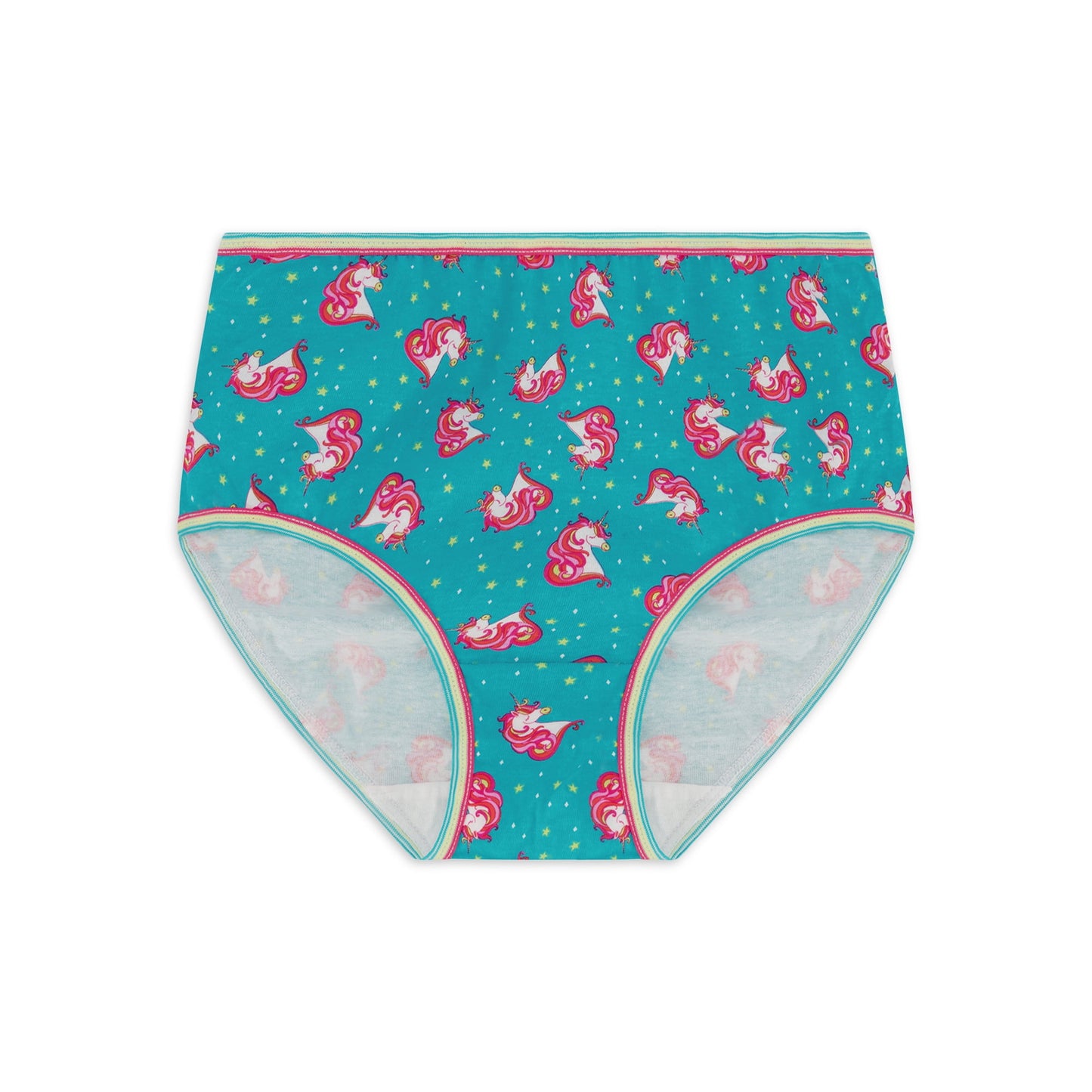 Wonder Nation Girls Cotton Brief Underwear, 10-Pack, Size 12