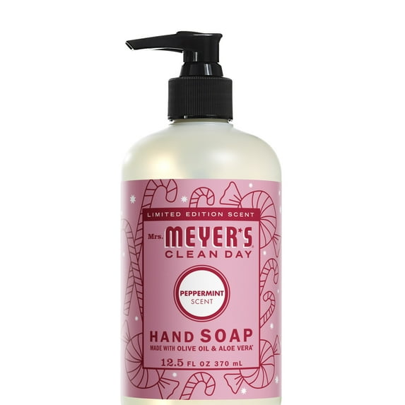 Mrs. Meyer's Clean Day Liquid Hand Soap, Peppermint, 12.5 oz