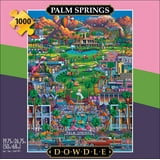 Buffalo Games 1000-Piece Eric Dowdle Palm Springs Interlocking Jigsaw Puzzle for Adults Ages 14+