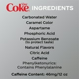 Diet Coke Diet Soda Fridge Pack, 12 fl oz Cans, 12 Pack