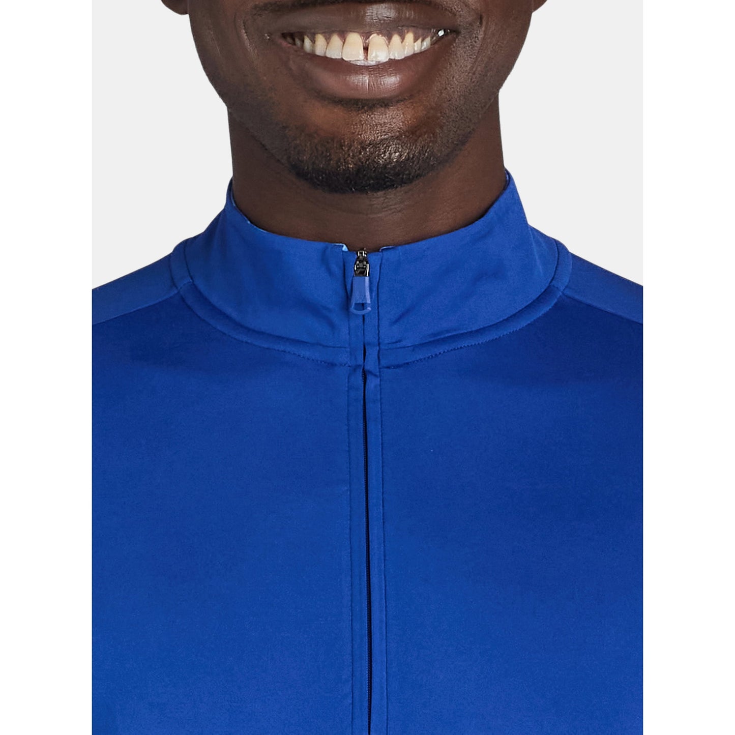 Birdie Bound Men's and Big Men’s Quarter Zip Active Top with Long Sleeves, Size S - Surf The Web Blue