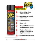 Flex Seal As Seen on TV MAX Aerosol Liquid Rubber Sealant Coating, 17 oz, Black