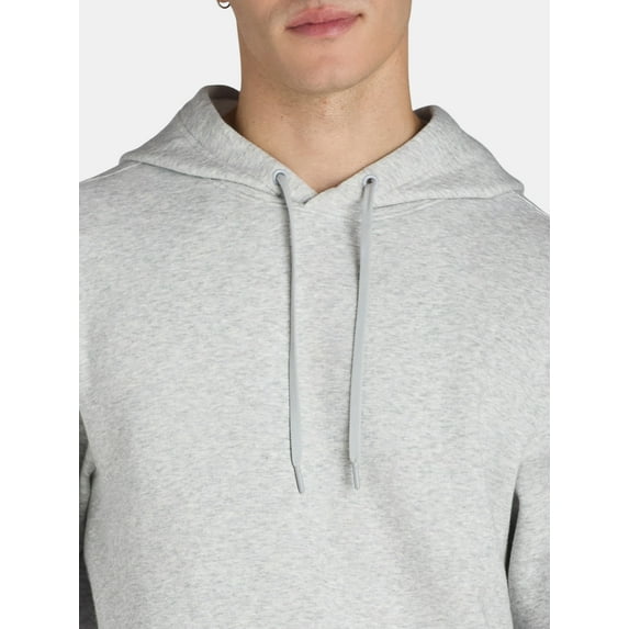 Athletic Works Men's and Big & Tall Men’s Fleece Hoodie Sweatshirt, Size M - Gray