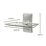 Command Soap Dish, Satin Nickel, Bathroom Organizer, 1 Soap Dish and 2 Command Strips