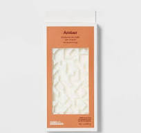 4oz Wax Bar with Embossed Pattern Amber - Room Essentials