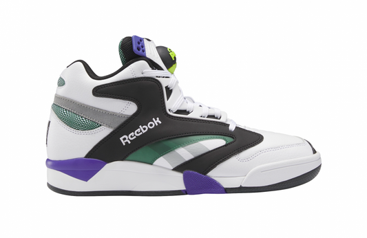Reebok Shaq Victory Pump - Color: Ftwr White/Core Black-Dark Green - Size: M 11
