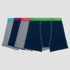 Fruit of the Loom Boys' 4pk Boxer Briefs - Gray/Navy L 12-14