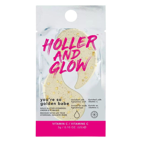 Holler and Glow You're So Golden Babe Under Eye Mask
