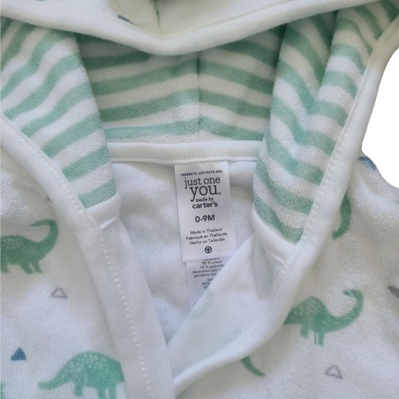 Carter's Just One You® Baby Boys' Dino Bath Robe - Green