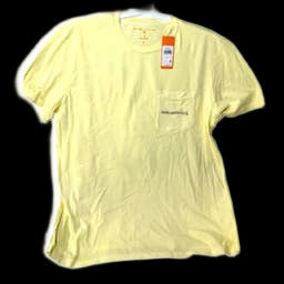 Margaritaville T-shirt Yellow Short Sleeve Marlin Fish Beach Vacation Tee Size L